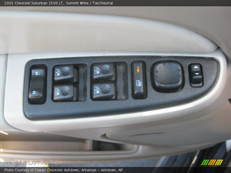 Summit White / Tan/Neutral 2003 Chevrolet Suburban 1500 LT