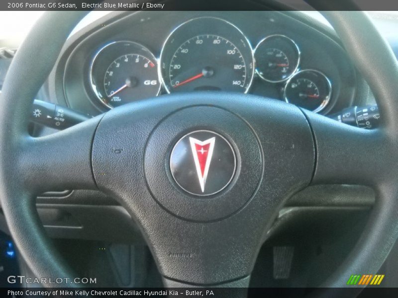 Electric Blue Metallic / Ebony 2006 Pontiac G6 Sedan