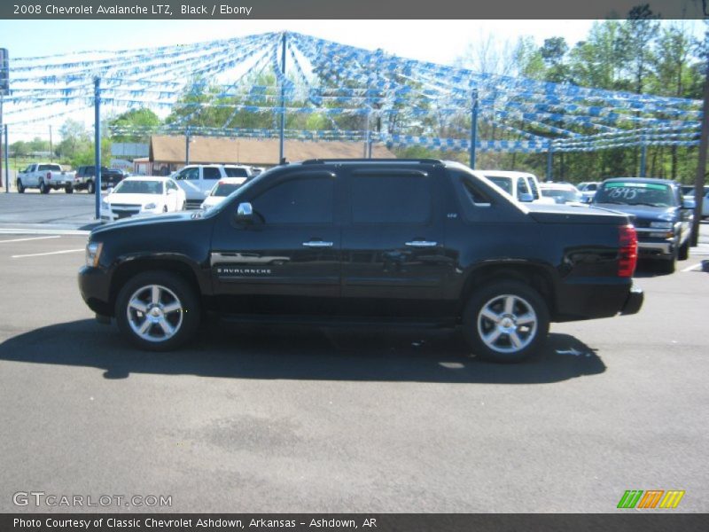 Black / Ebony 2008 Chevrolet Avalanche LTZ