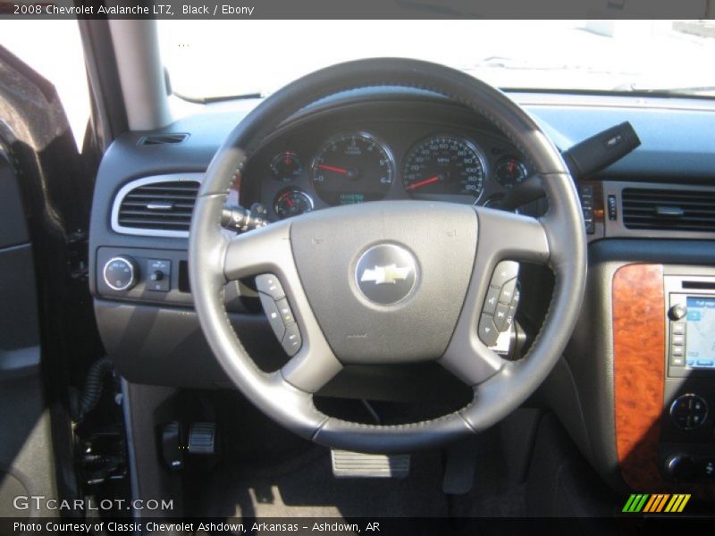 Black / Ebony 2008 Chevrolet Avalanche LTZ