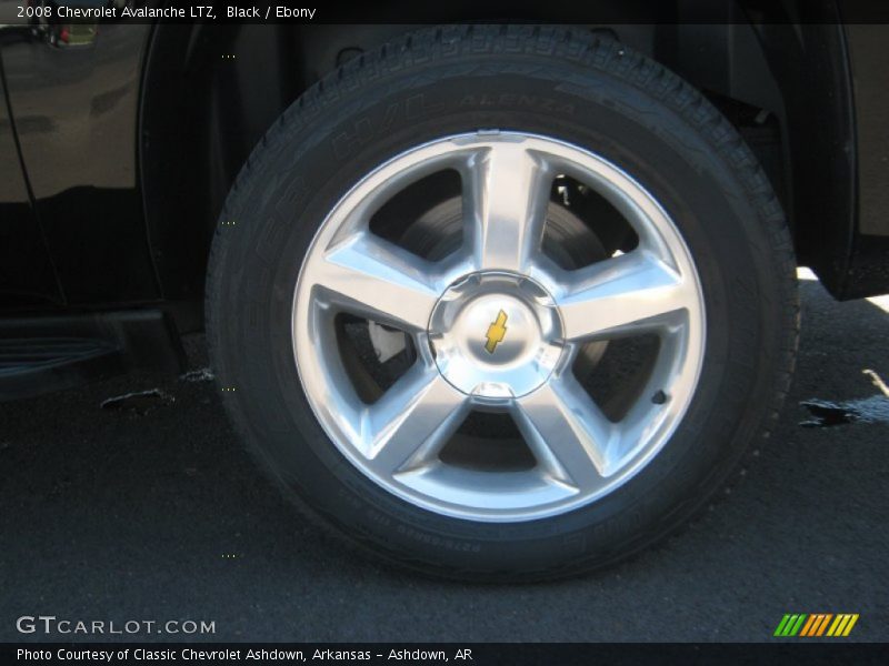 Black / Ebony 2008 Chevrolet Avalanche LTZ