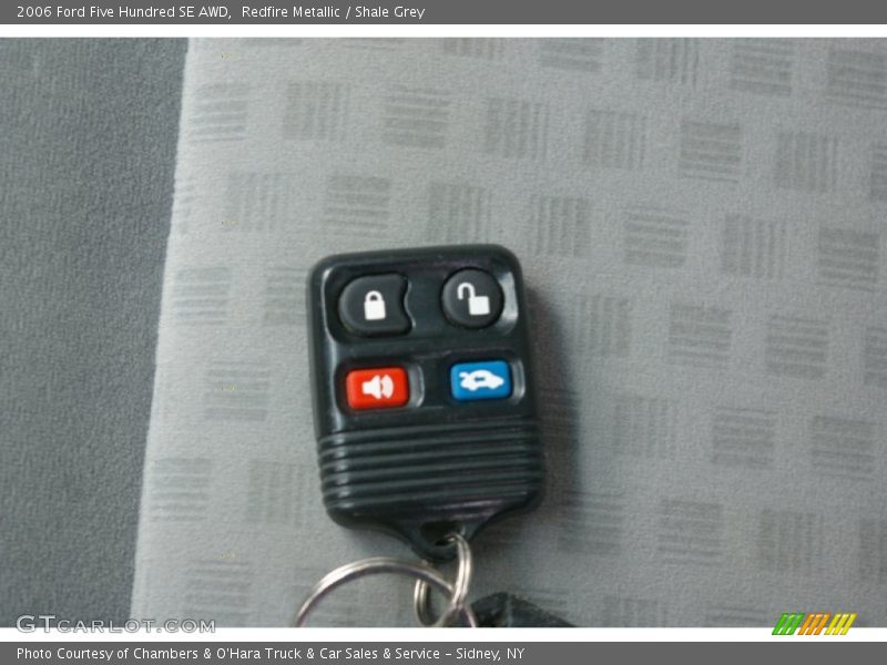 Redfire Metallic / Shale Grey 2006 Ford Five Hundred SE AWD