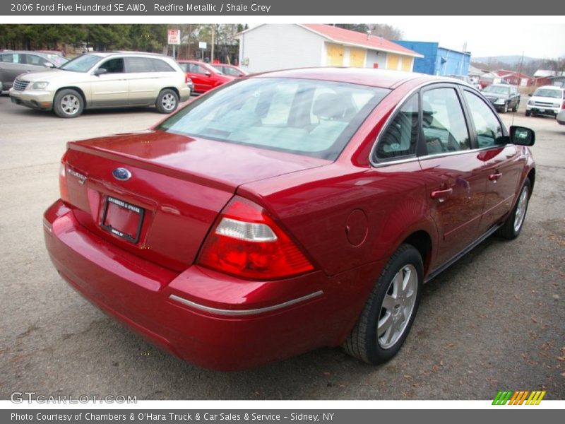 Redfire Metallic / Shale Grey 2006 Ford Five Hundred SE AWD