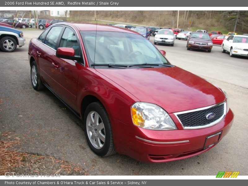 Redfire Metallic / Shale Grey 2006 Ford Five Hundred SE AWD