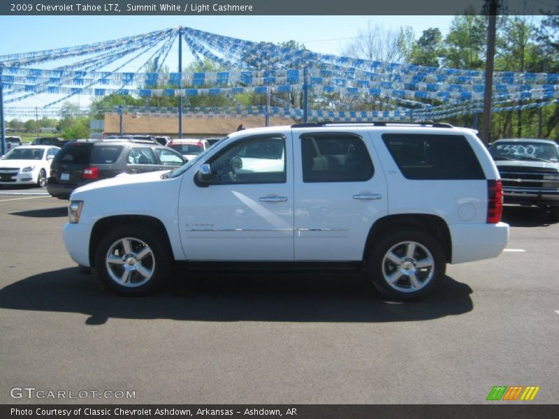 Summit White / Light Cashmere 2009 Chevrolet Tahoe LTZ