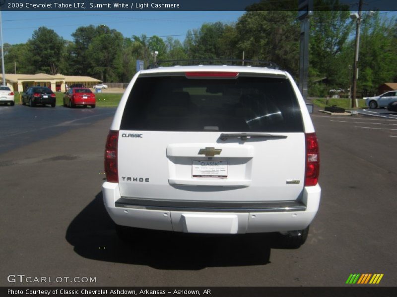 Summit White / Light Cashmere 2009 Chevrolet Tahoe LTZ
