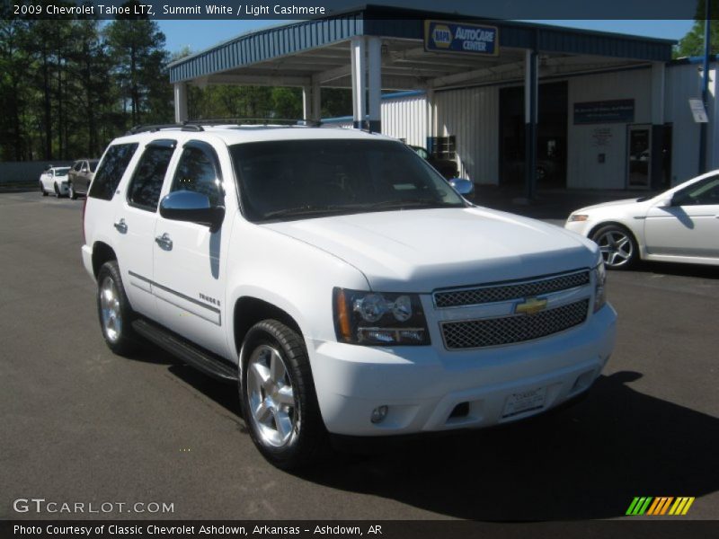 Summit White / Light Cashmere 2009 Chevrolet Tahoe LTZ