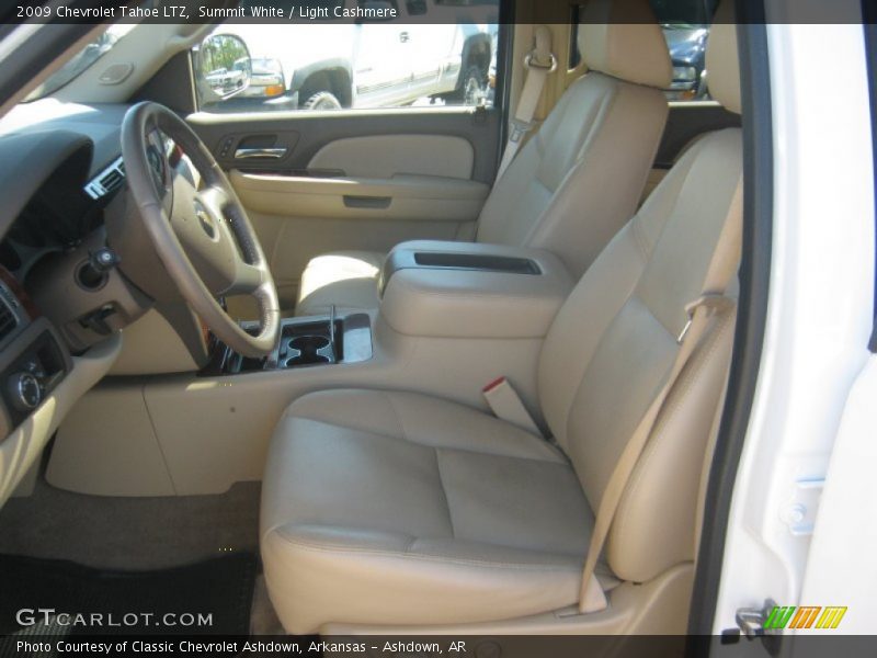 Summit White / Light Cashmere 2009 Chevrolet Tahoe LTZ