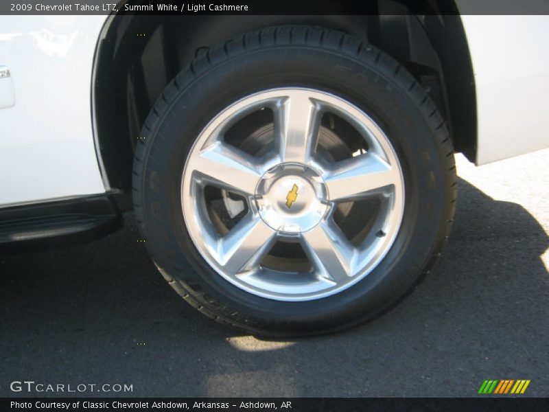Summit White / Light Cashmere 2009 Chevrolet Tahoe LTZ