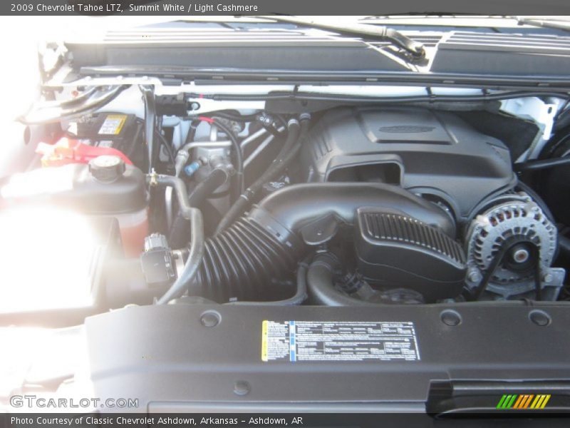 Summit White / Light Cashmere 2009 Chevrolet Tahoe LTZ