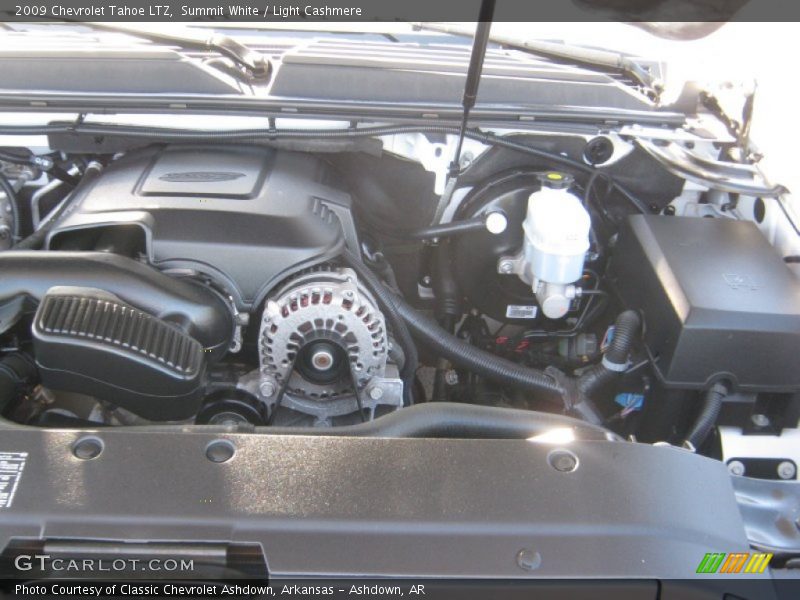 Summit White / Light Cashmere 2009 Chevrolet Tahoe LTZ