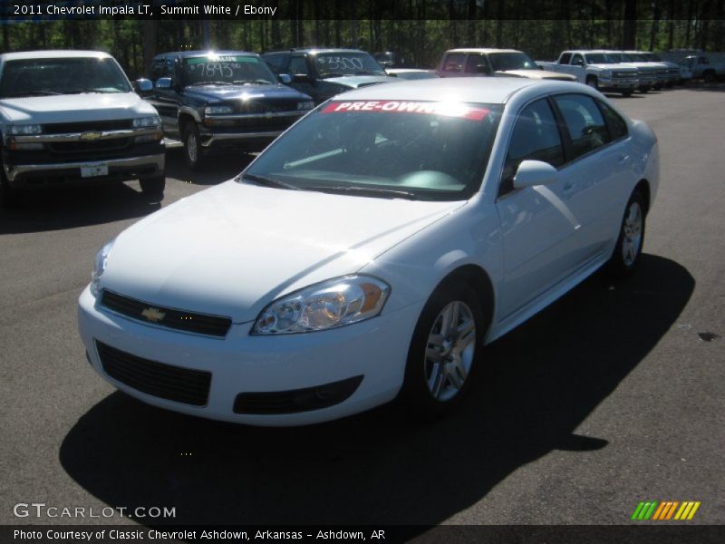 Summit White / Ebony 2011 Chevrolet Impala LT