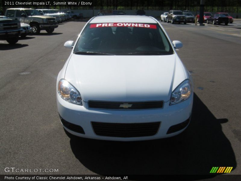 Summit White / Ebony 2011 Chevrolet Impala LT