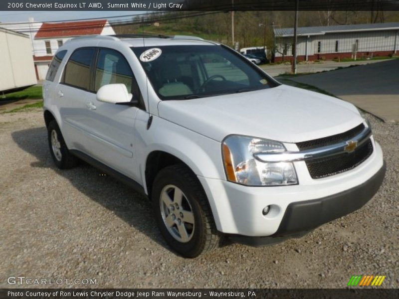 Summit White / Light Gray 2006 Chevrolet Equinox LT AWD