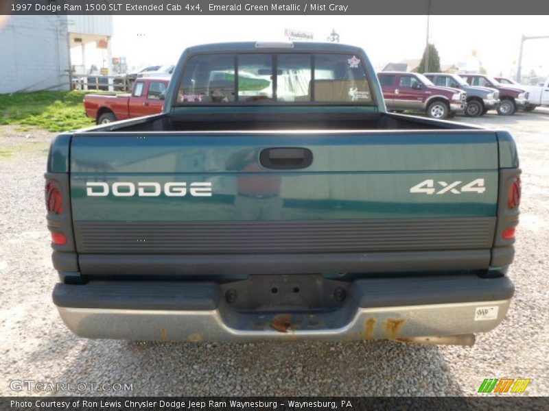 Emerald Green Metallic / Mist Gray 1997 Dodge Ram 1500 SLT Extended Cab 4x4