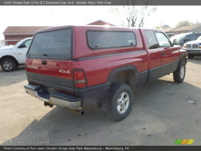 Metallic Red / Mist Gray 1997 Dodge Ram 1500 SLT Extended Cab 4x4