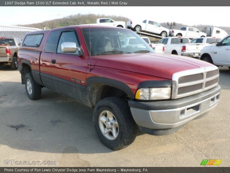 Metallic Red / Mist Gray 1997 Dodge Ram 1500 SLT Extended Cab 4x4