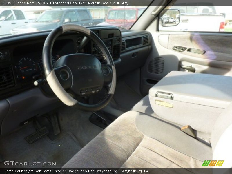 Metallic Red / Mist Gray 1997 Dodge Ram 1500 SLT Extended Cab 4x4