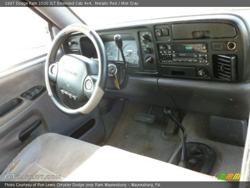 Metallic Red / Mist Gray 1997 Dodge Ram 1500 SLT Extended Cab 4x4