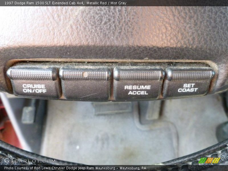 Metallic Red / Mist Gray 1997 Dodge Ram 1500 SLT Extended Cab 4x4