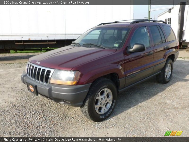 Sienna Pearl / Agate 2001 Jeep Grand Cherokee Laredo 4x4