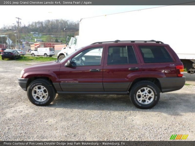 Sienna Pearl / Agate 2001 Jeep Grand Cherokee Laredo 4x4