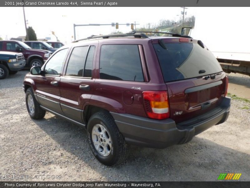 Sienna Pearl / Agate 2001 Jeep Grand Cherokee Laredo 4x4