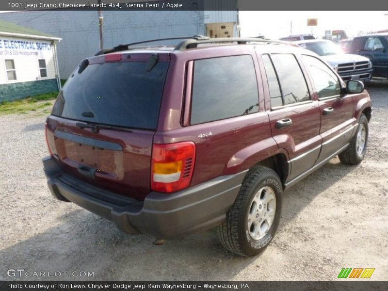 Sienna Pearl / Agate 2001 Jeep Grand Cherokee Laredo 4x4
