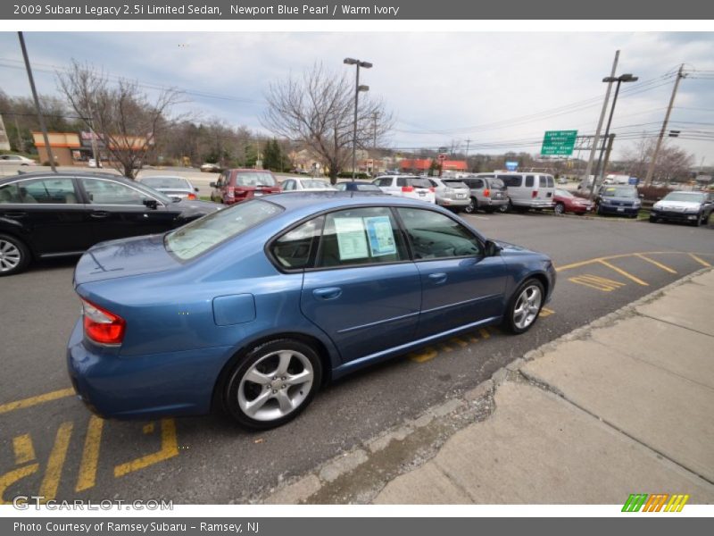 Newport Blue Pearl / Warm Ivory 2009 Subaru Legacy 2.5i Limited Sedan