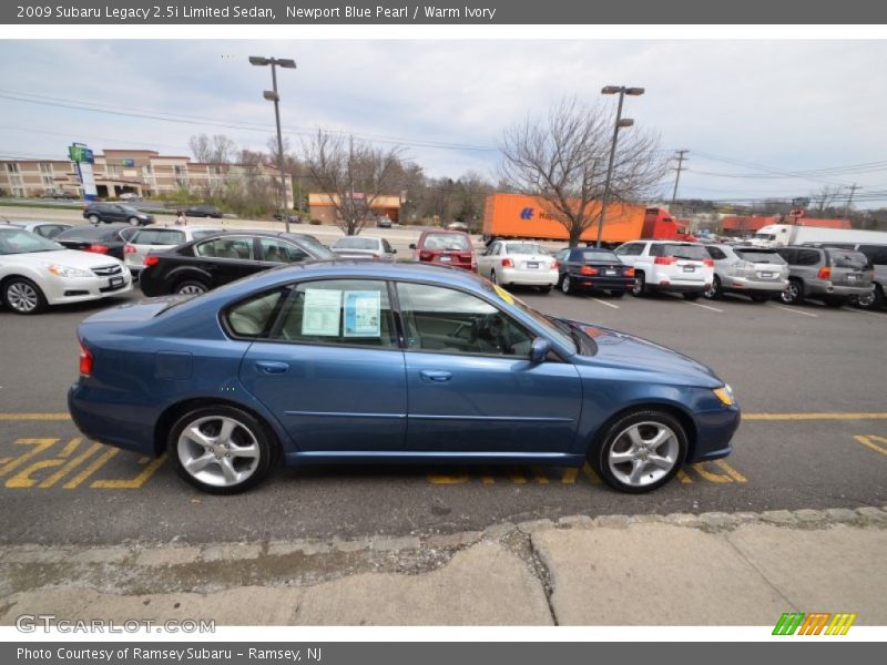 Newport Blue Pearl / Warm Ivory 2009 Subaru Legacy 2.5i Limited Sedan
