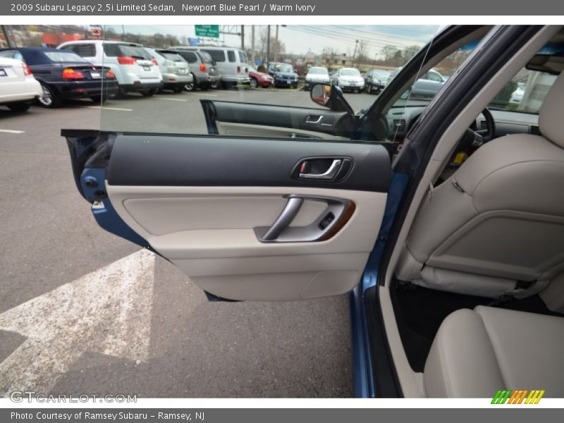 Newport Blue Pearl / Warm Ivory 2009 Subaru Legacy 2.5i Limited Sedan
