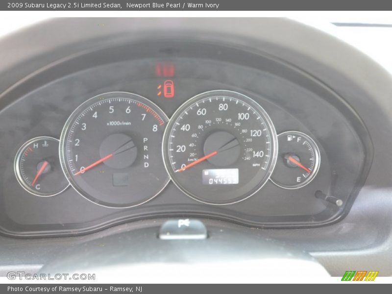 Newport Blue Pearl / Warm Ivory 2009 Subaru Legacy 2.5i Limited Sedan