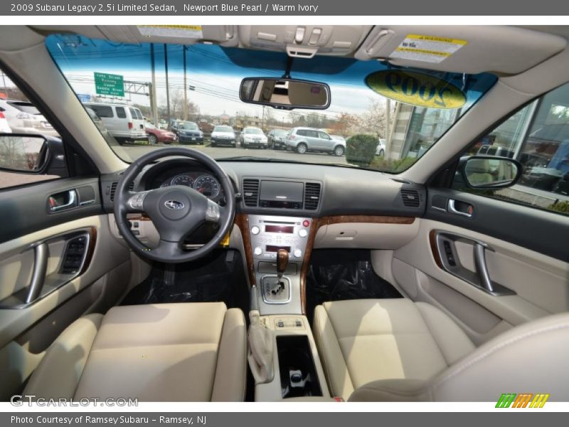 Newport Blue Pearl / Warm Ivory 2009 Subaru Legacy 2.5i Limited Sedan