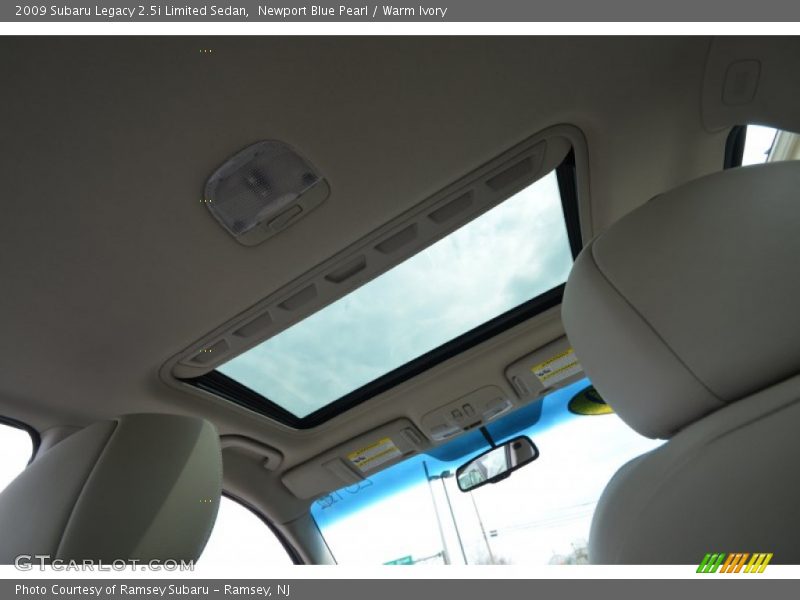 Newport Blue Pearl / Warm Ivory 2009 Subaru Legacy 2.5i Limited Sedan