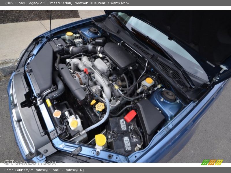 Newport Blue Pearl / Warm Ivory 2009 Subaru Legacy 2.5i Limited Sedan