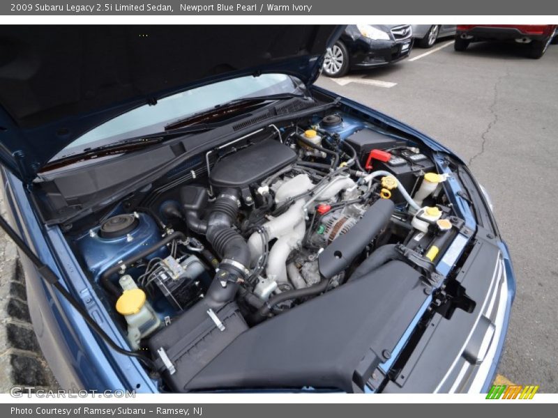 Newport Blue Pearl / Warm Ivory 2009 Subaru Legacy 2.5i Limited Sedan