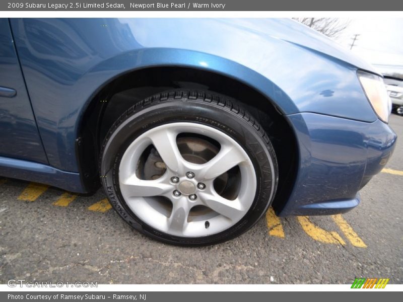 Newport Blue Pearl / Warm Ivory 2009 Subaru Legacy 2.5i Limited Sedan