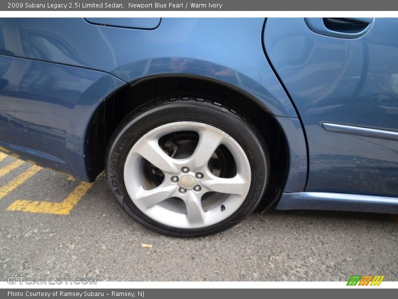 Newport Blue Pearl / Warm Ivory 2009 Subaru Legacy 2.5i Limited Sedan