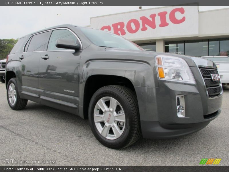 Steel Gray Metallic / Light Titanium 2012 GMC Terrain SLE