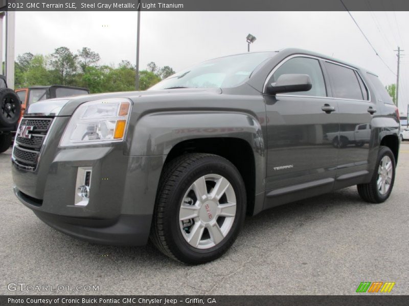Steel Gray Metallic / Light Titanium 2012 GMC Terrain SLE