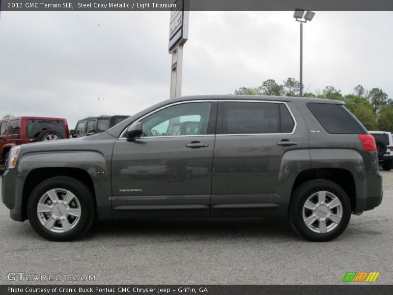 Steel Gray Metallic / Light Titanium 2012 GMC Terrain SLE
