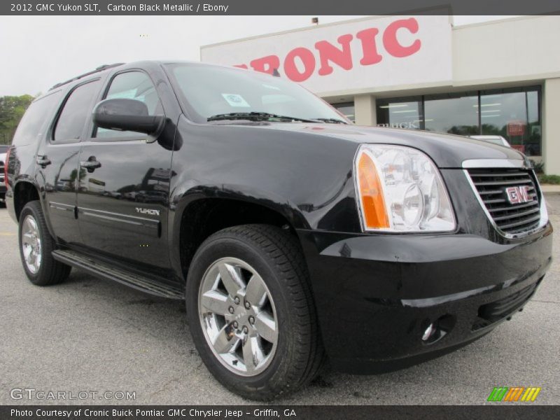 Carbon Black Metallic / Ebony 2012 GMC Yukon SLT