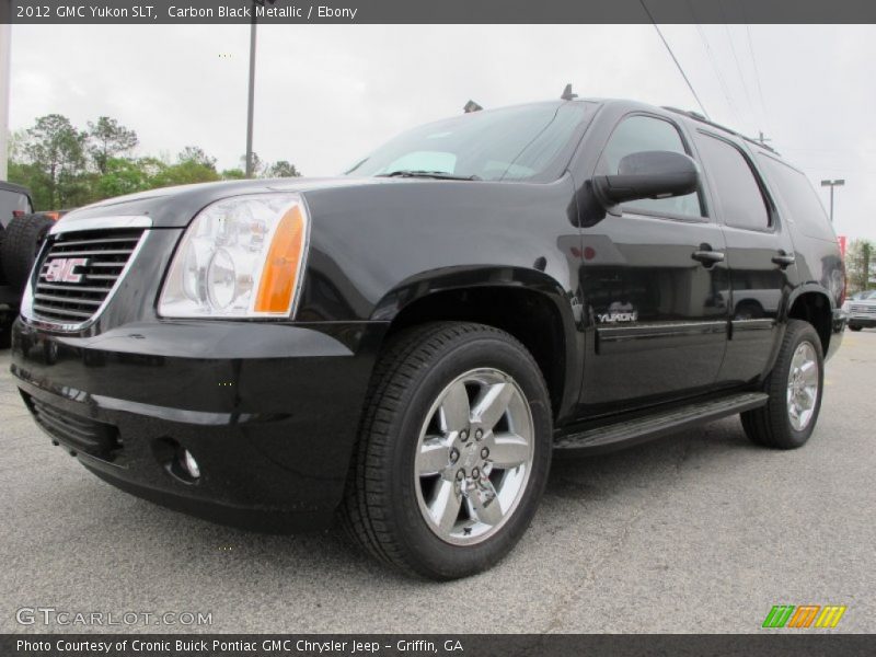 Carbon Black Metallic / Ebony 2012 GMC Yukon SLT