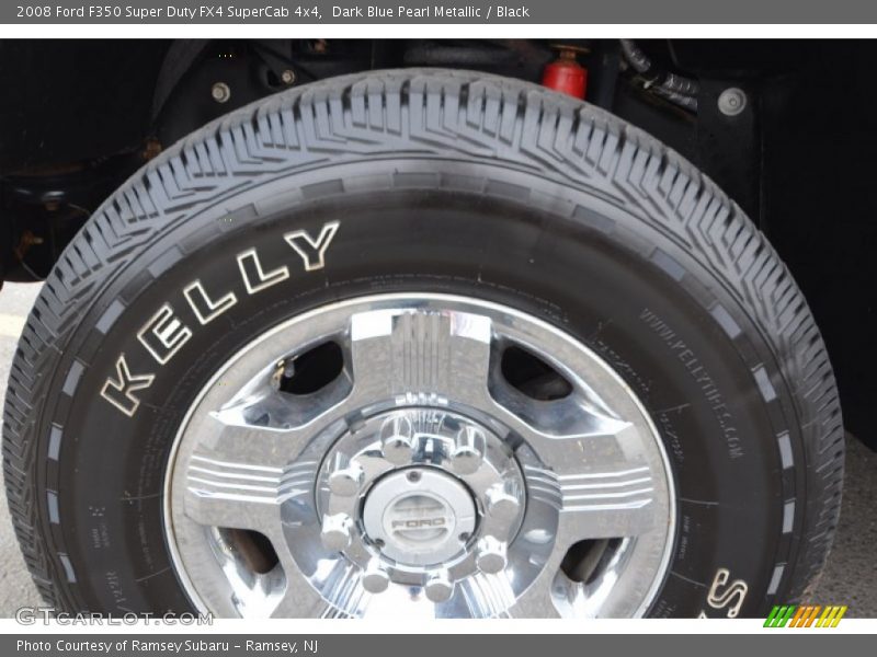 Dark Blue Pearl Metallic / Black 2008 Ford F350 Super Duty FX4 SuperCab 4x4