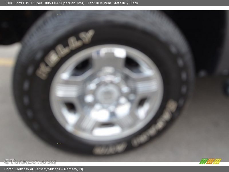 Dark Blue Pearl Metallic / Black 2008 Ford F350 Super Duty FX4 SuperCab 4x4