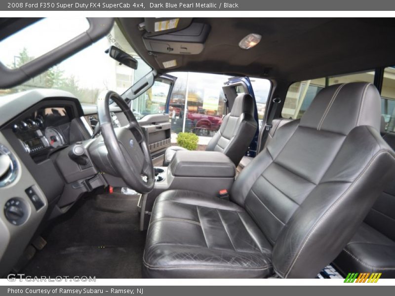 2008 F350 Super Duty FX4 SuperCab 4x4 Black Interior