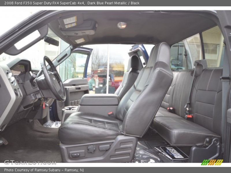  2008 F350 Super Duty FX4 SuperCab 4x4 Black Interior