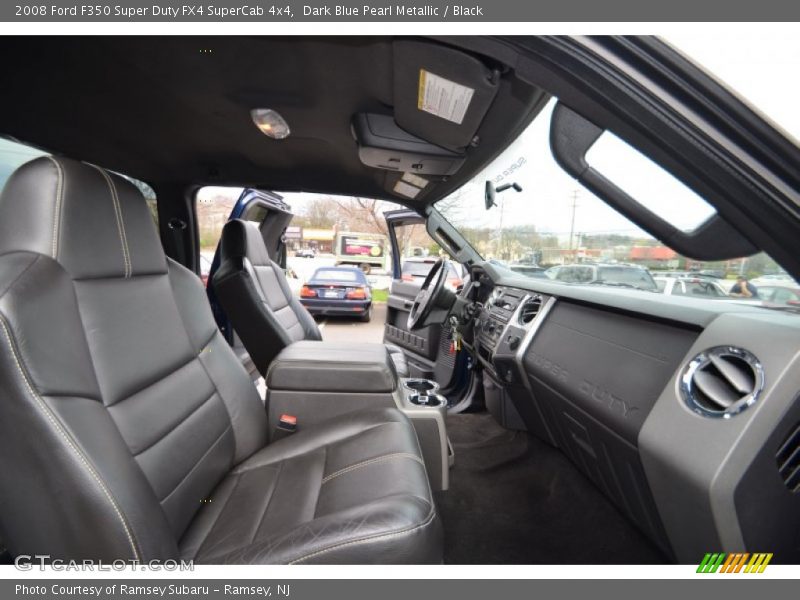 Dark Blue Pearl Metallic / Black 2008 Ford F350 Super Duty FX4 SuperCab 4x4