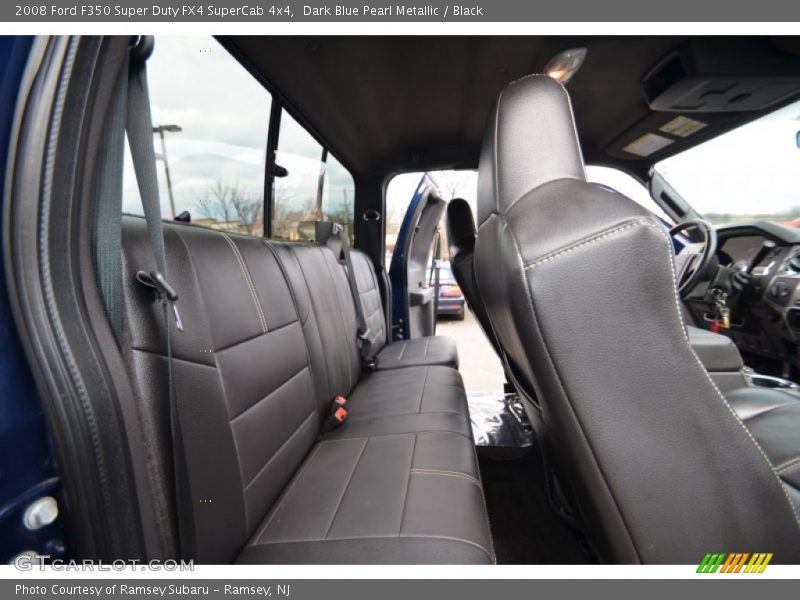 Dark Blue Pearl Metallic / Black 2008 Ford F350 Super Duty FX4 SuperCab 4x4