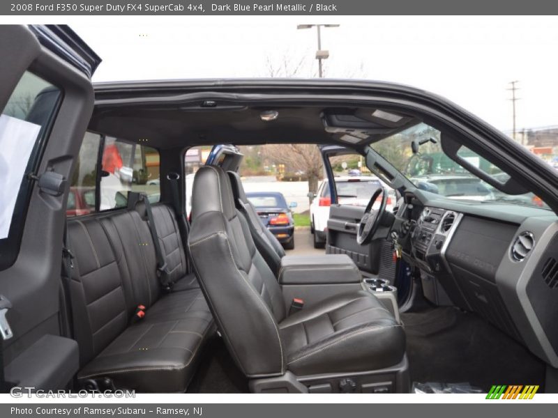 Dark Blue Pearl Metallic / Black 2008 Ford F350 Super Duty FX4 SuperCab 4x4